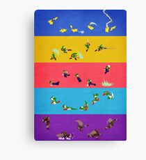 Simply Melee Poster Three Canvas Print