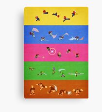 Simply Melee Poster Four Canvas Print