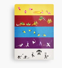 Simply Melee Poster Five Metal Print