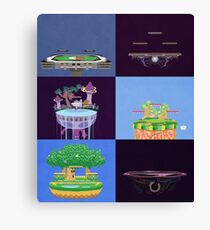Melee Legal Stages Canvas Print