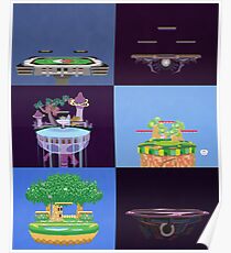 Melee Legal Stages Poster