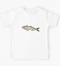 Wooden Fish Carving Kids Tee