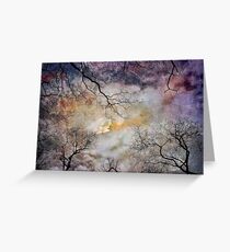 Winter Sky Long Island Greeting Card