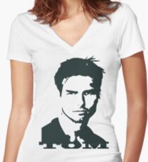 Tom Women's Fitted V-Neck T-Shirt