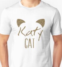 KatyCat Golden Glitter Unisex T-Shirt