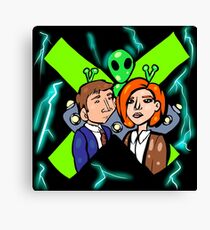 Xfiles Canvas Print