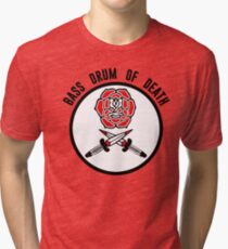 Bass Drum of Death High Quality Logo Light Tri-blend T-Shirt