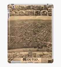 Map Of Moncton 1888 iPad Case/Skin