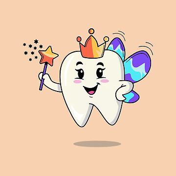 Tooth Fairy Cute Kids Design | Poster