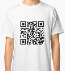 Rickroll QR Code Classic T-Shirt