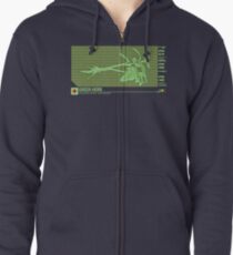 Resident Evil Green Herb Zipped Hoodie