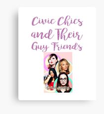 Civic Chics and Their Guy Friends Canvas Print