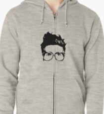 Joey Graceffa SIlhouette Head Zipped Hoodie