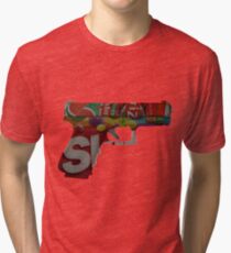 Armed and Dangerous Tri-blend T-Shirt