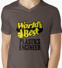 Worlds best Plastics engineer Men's V-Neck T-Shirt