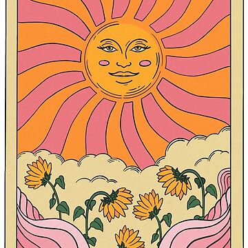 The Sun Tarot Card | Art Print