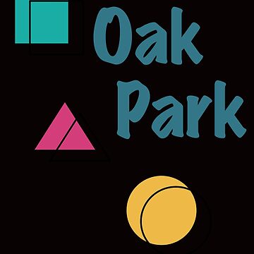 Artwork thumbnail, Oak Park, Sacramento Shapes by Patrickneeds
