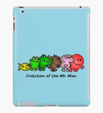EVOLUTION OF THE MR. MAN iPad Case/Skin