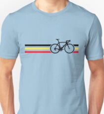 Bike Stripes Belgian National Road Race v2 Unisex T-Shirt