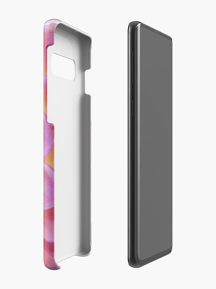 Alternate view of PURPLE DAHLIA FLOWER PETALS Case & Skin for Samsung Galaxy