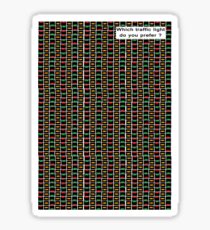 Damn Traffic Lights Sticker