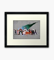 Final Fantasy VII Characters Framed Print