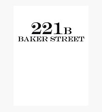 221B Baker Street Photographic Print