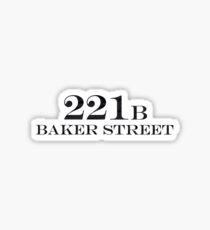 221B Baker Street Sticker