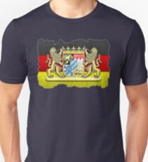 Bavaria coat of arms / flag carved in stone Unisex T-Shirt