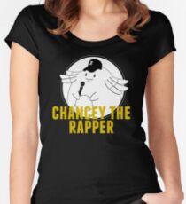 Chancey the rapper Women's Fitted Scoop T-Shirt