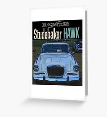 1963 Studebaker Hawk Greeting Card