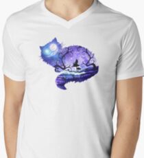 We are all mad here V-Neck T-Shirt