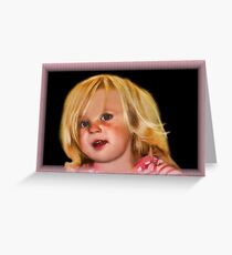 ✦ ✧ ✩ ✫ ✬Face Of An Angel✦ ✧ ✩ ✫ ✬ Greeting Card