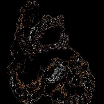Artwork thumbnail, darkness Japanese pop fantasy frog tattoo skull by Patrickneeds