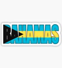Bahamas Flag Sticker