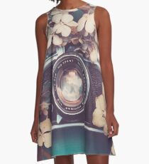 Camera & Hydrangea A-Line Dress