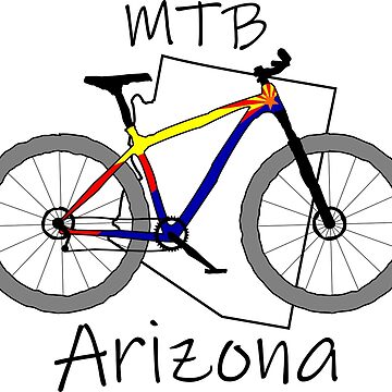 "Arizona MTB" Sticker for Sale by Bill Gulino | Redbubble