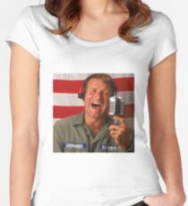 Good Morning Robin Williams Women's Fitted Scoop T-Shirt