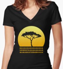 Lion King Song Fitted V-Neck T-Shirt