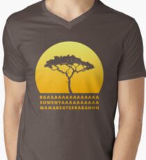 Lion King Song T-Shirt mit V-Ausschnitt für Männer