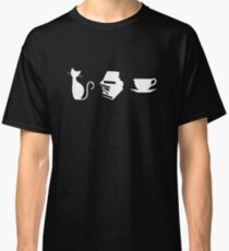 Cats, Books, and Coffee Classic T-Shirt