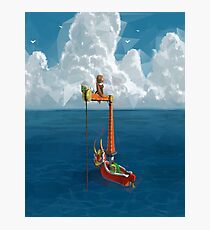 Wind Waker-Lone Ocean Photographic Print