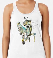 A black winged angel. Women's Tank Top
