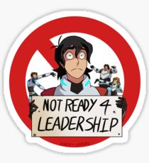 Not Ready For Leadership Sticker