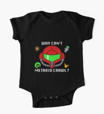 Why Can't Metroid Crawl? One Piece - Short Sleeve
