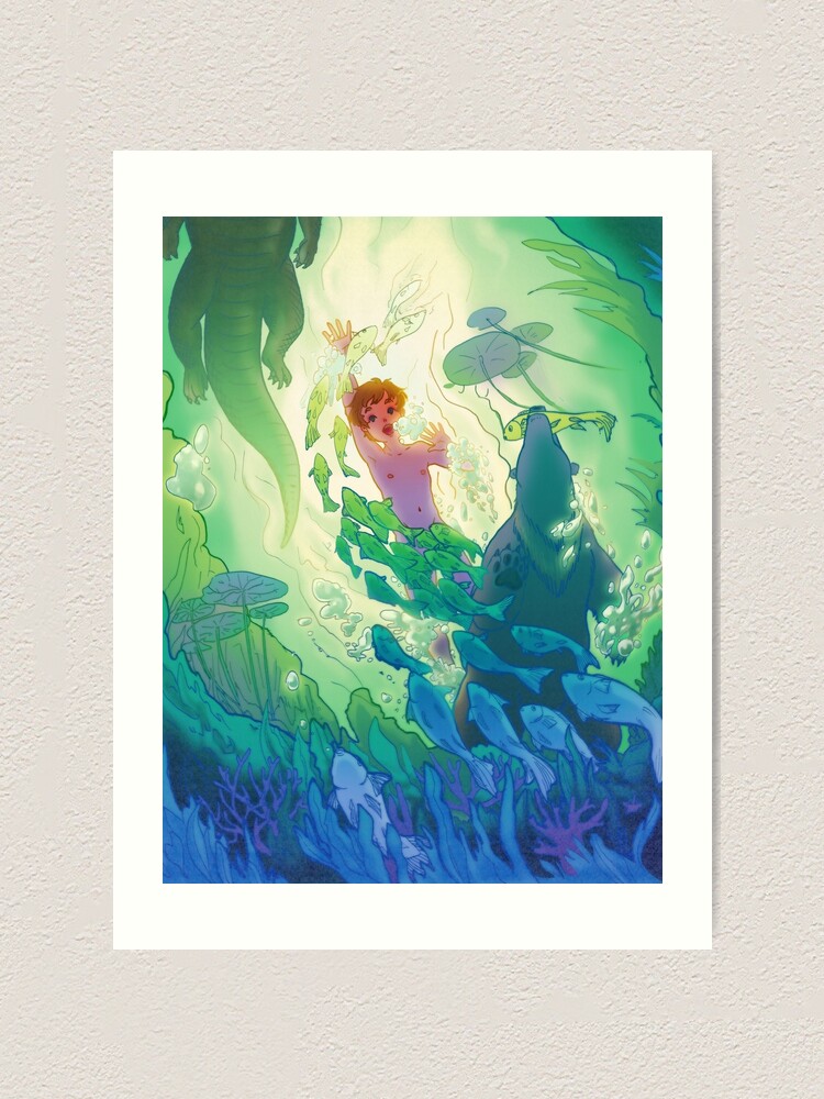Alternate view of The Swamp Prince Art Print