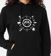 Jojo - Morioh steht (weiß) Leichter Hoodie
