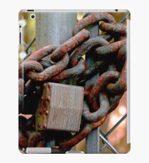 Rusty Lock and Chain iPad Case/Skin
