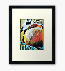 Booty Framed Print