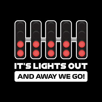 Artwork thumbnail, It's Lights Out and Away We Go! - Version 2 (White) by FilipeFerreira